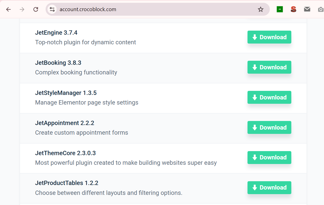 Crocoblock WordPress Plugin Collection