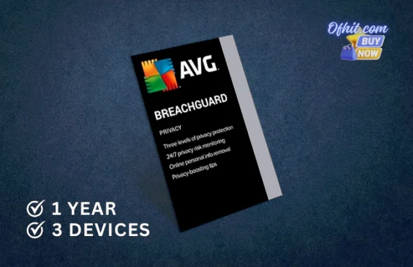 AVG BreachGuard - 3 Devices - 1 Year