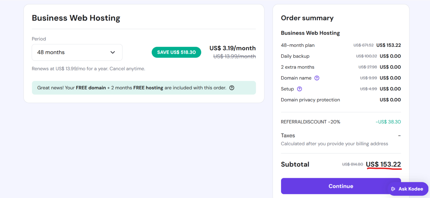 Business Web Hosting With Referral