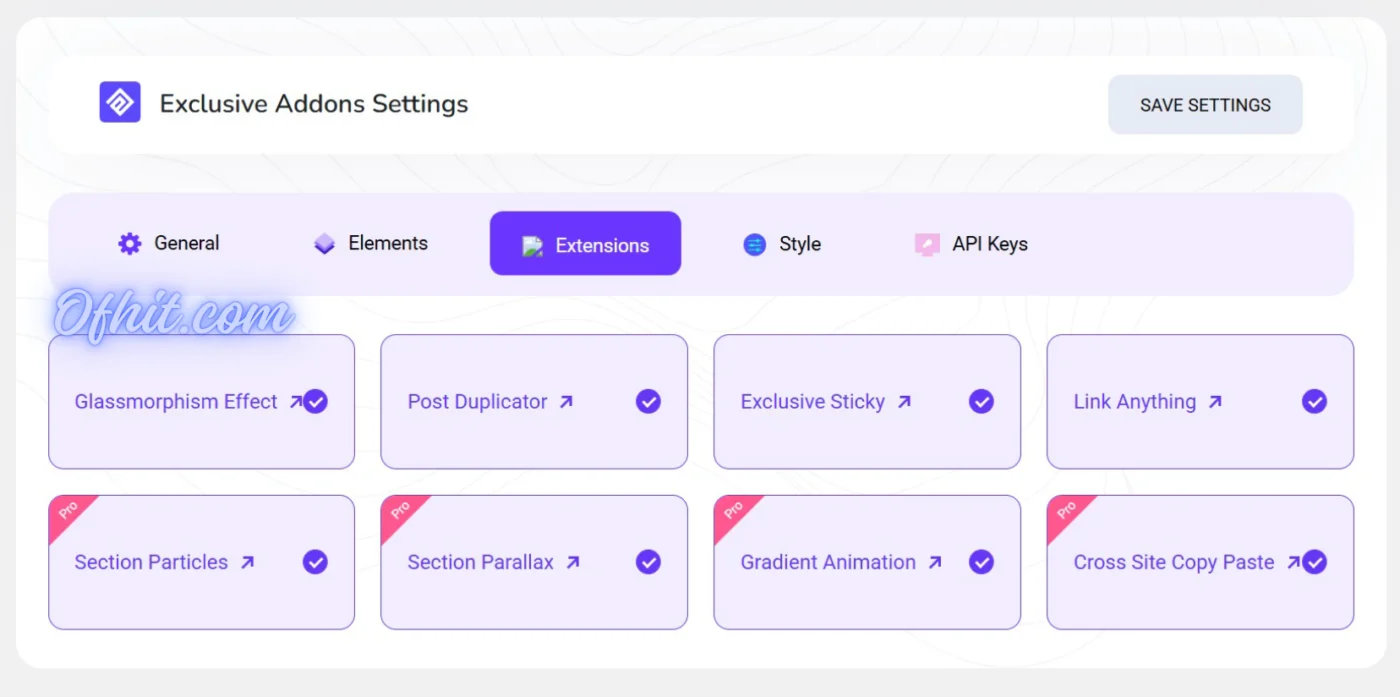 Exclusive Addons License Activation