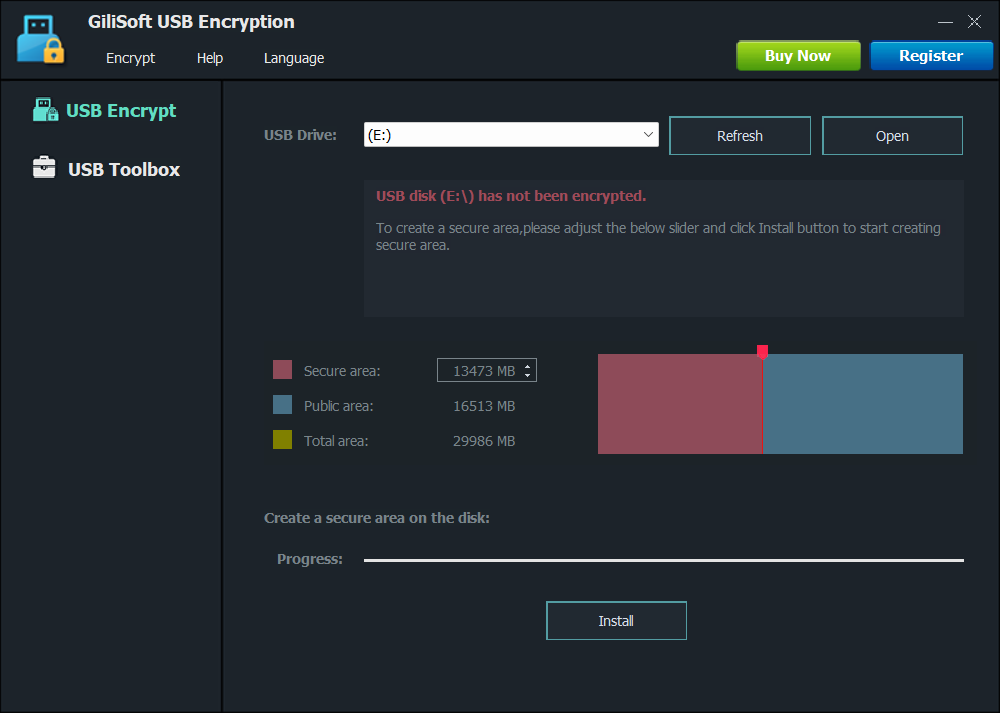 Gilisoft USB Encryption