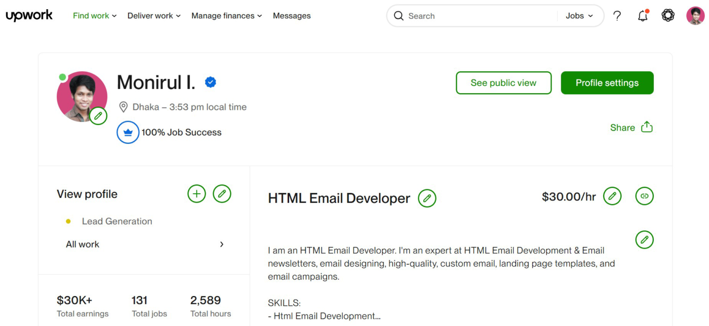 HTML Email Template Service