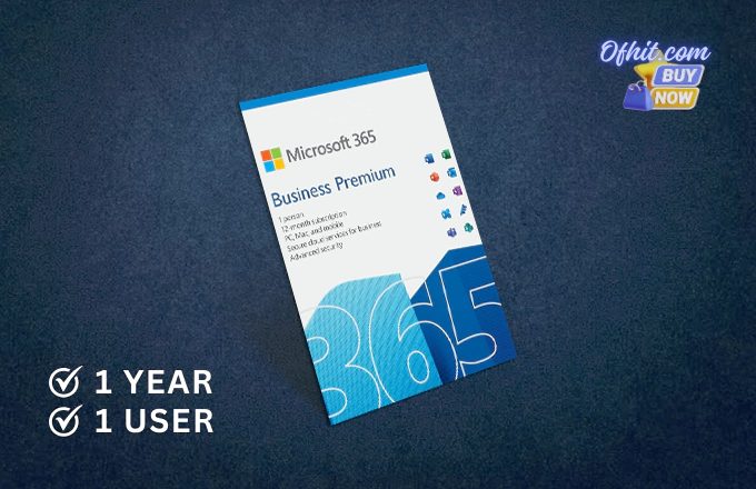 Microsoft 365 Business Premium - 1 Year - 1 User